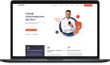 Strona internetowa firmy IT