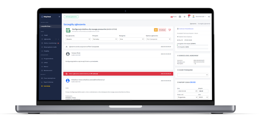 HelpDesk – architektura systemu