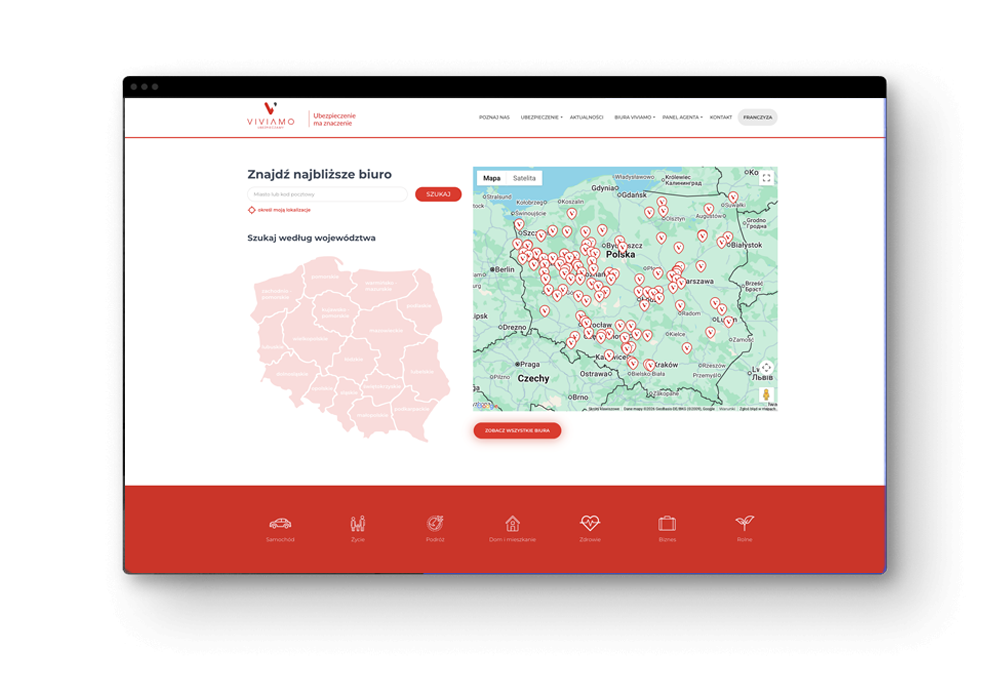 Viviamo – architektura systemu