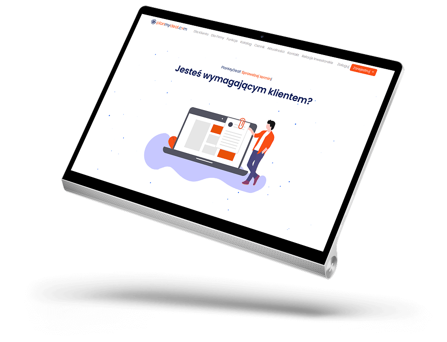 Planmydeal – podgląd projektu