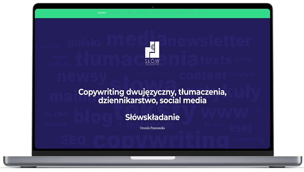 SłówSkładanie – podgląd projektu