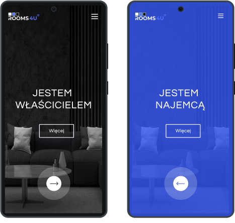 Rooms4U – design interfejsu