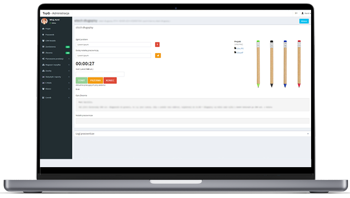 TOPQ – design interfejsu